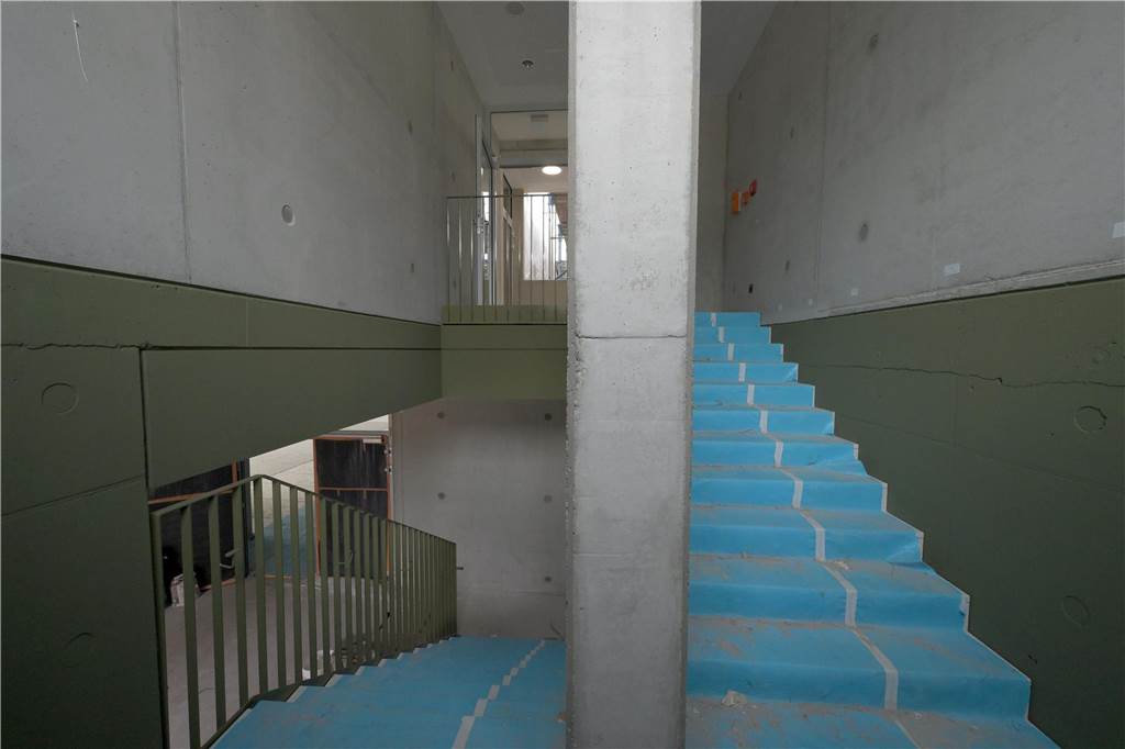 So sieht der Neubau der Osterfeldschule an der Virchowstraße in Lünen im Juni 2024 aus.