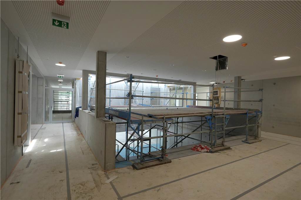 So sieht der Neubau der Osterfeldschule an der Virchowstraße in Lünen im Juni 2024 aus.