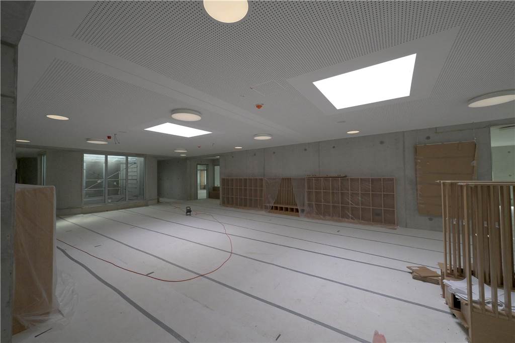 So sieht der Neubau der Osterfeldschule an der Virchowstraße in Lünen im Juni 2024 aus.