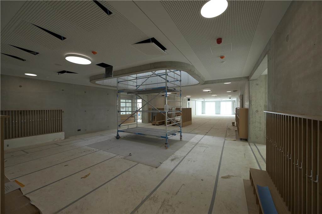 So sieht der Neubau der Osterfeldschule an der Virchowstraße in Lünen im Juni 2024 aus.