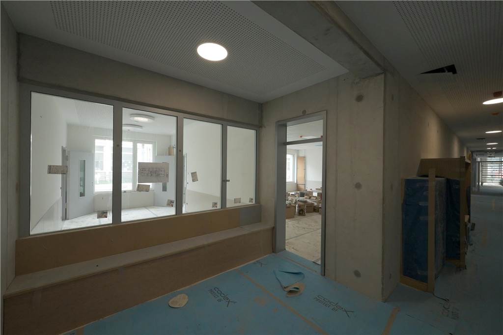 So sieht der Neubau der Osterfeldschule an der Virchowstraße in Lünen im Juni 2024 aus.