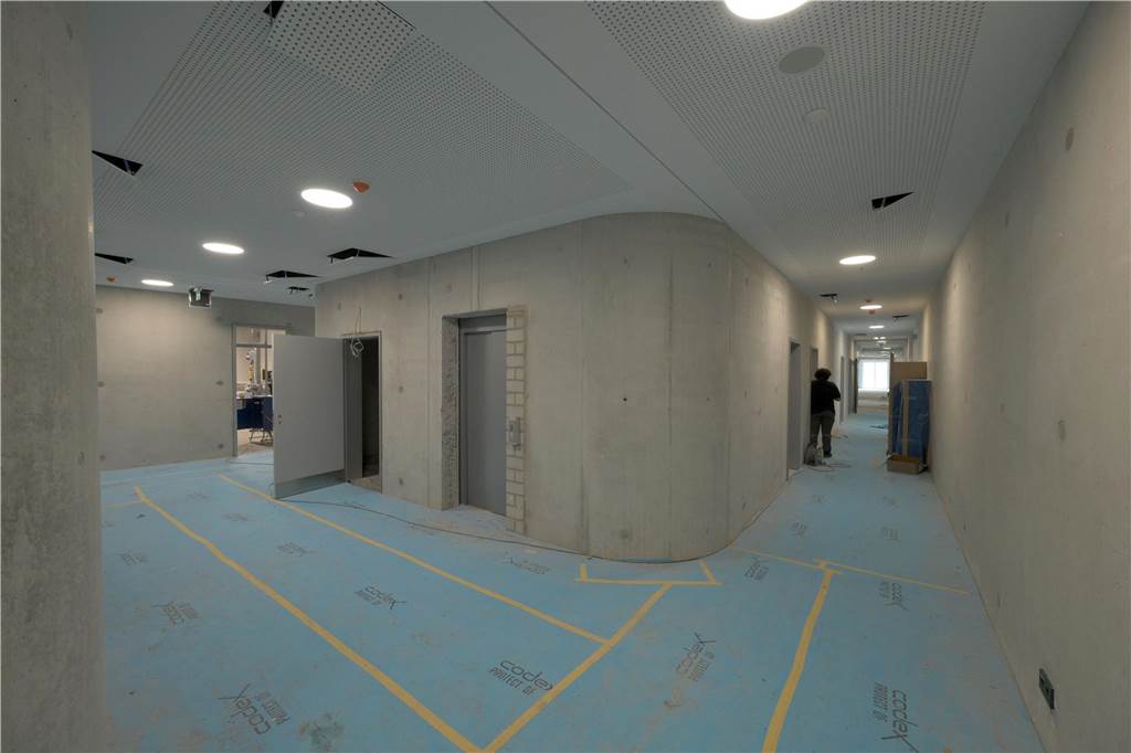 So sieht der Neubau der Osterfeldschule an der Virchowstraße in Lünen im Juni 2024 aus.