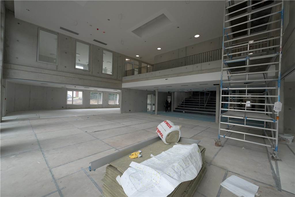 So sieht der Neubau der Osterfeldschule an der Virchowstraße in Lünen im Juni 2024 aus.