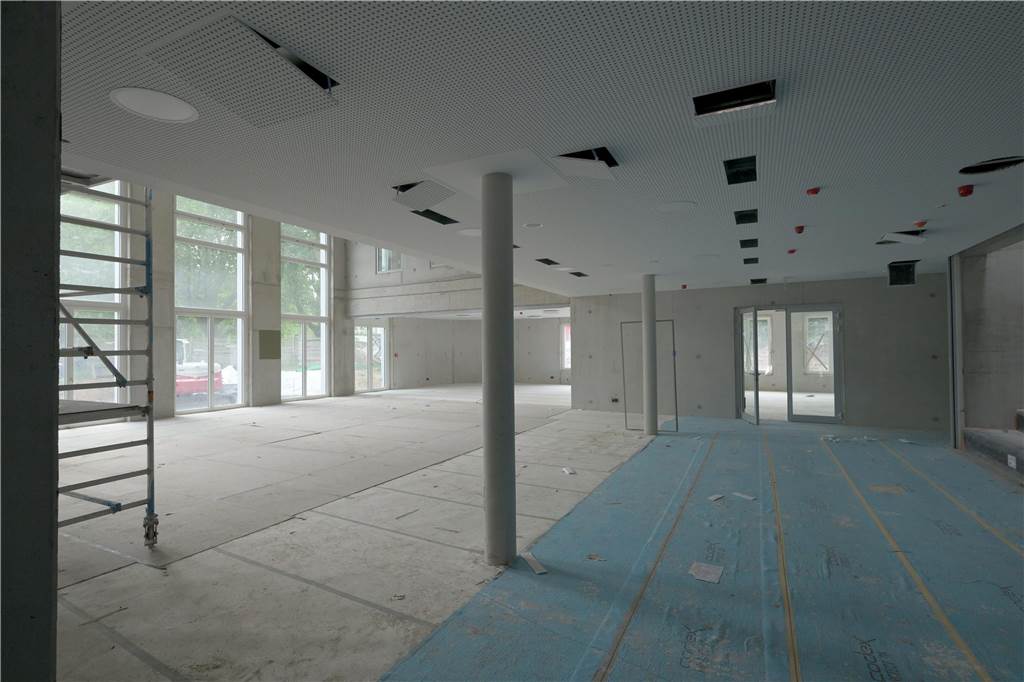 So sieht der Neubau der Osterfeldschule an der Virchowstraße in Lünen im Juni 2024 aus.