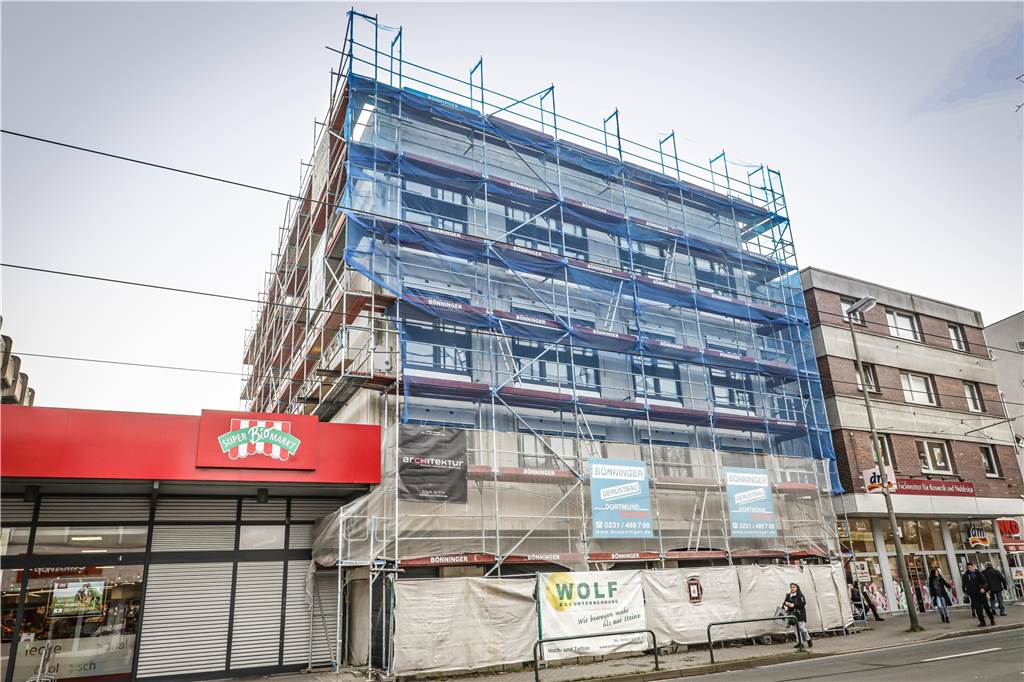 Richtfest liefert erste Einblicke in das neue Facharztzentrum am Brackeler Hellweg So sieht der Neubau des Facharztzentrums am Brackeler Hellweg mittlerweile aus.