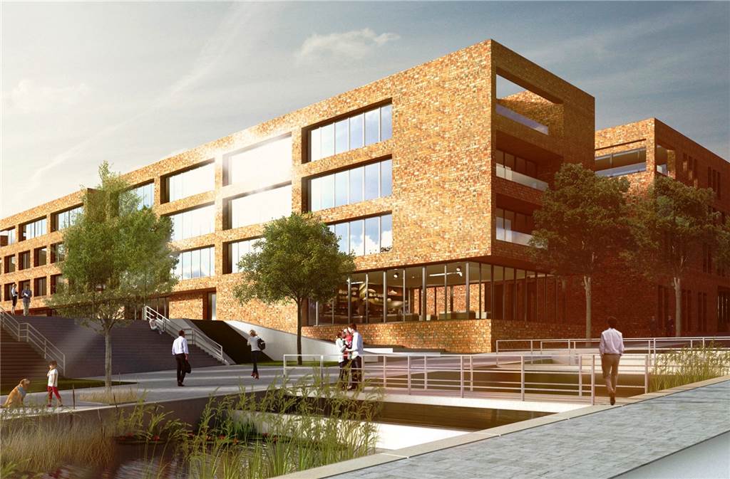 Neue Gastronomie auf Phoenix-West weckt Erinnerungen an alte Hoesch-Zeiten So sieht der „Phoenix-Werk“-Neubau in der Animation aus. Von im Erdgeschoss entsteht „Das Hoesch.Restaurant“.