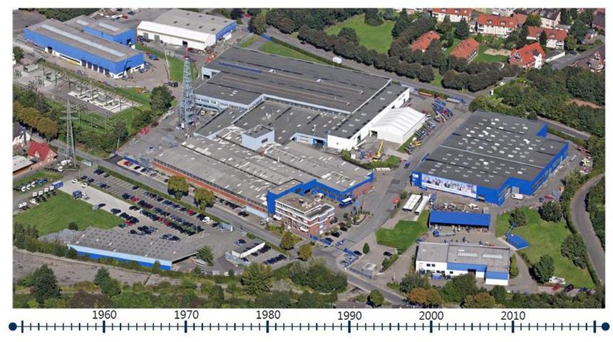 So will die Werner Maschinenfabrik Böcker wachsen So sieht die Maschinenfabrik Böcker am Standort Lippestraße derzeit aus.