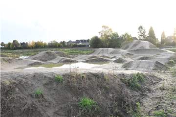 So sieht er aus: der neue BMX-Parcours im Auenpark. Noch ist er allerdings offiziell nicht freigegeben.