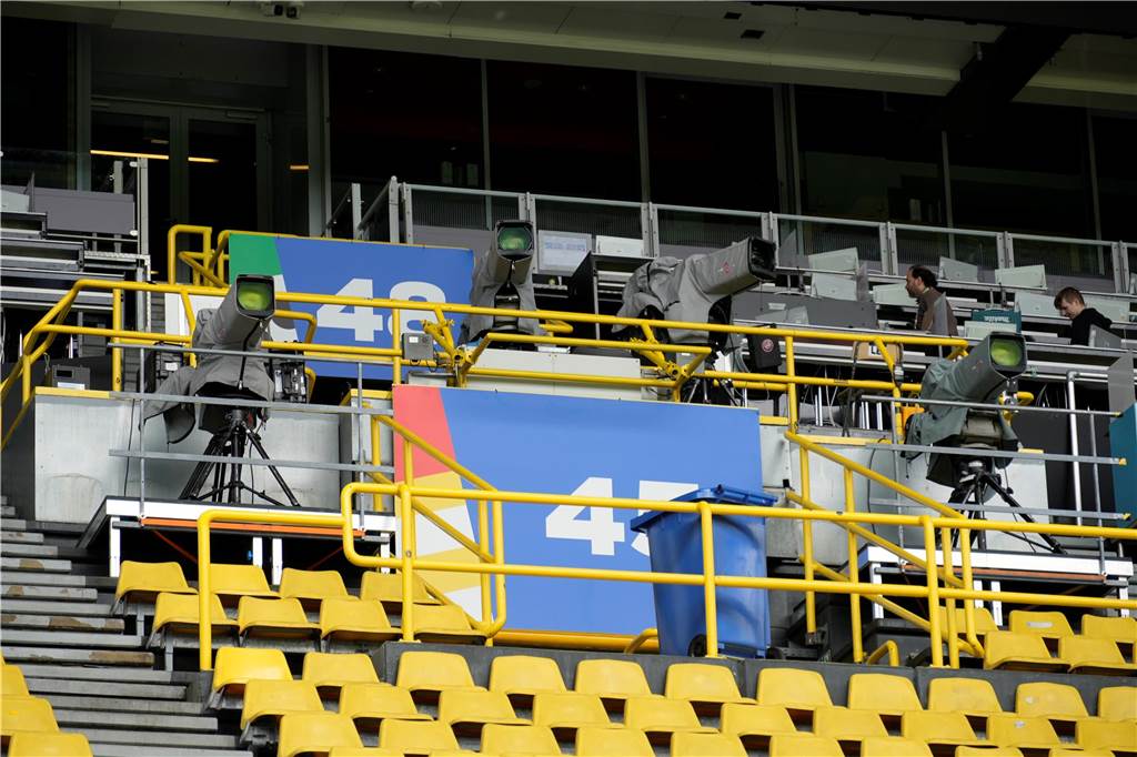 So sieht es im BVB-Stadion vor dem ersten EM-Spiel in Dortmund aus.