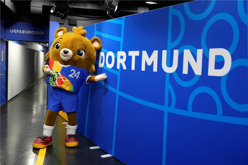 So sieht es im BVB-Stadion vor dem ersten EM-Spiel in Dortmund aus.
