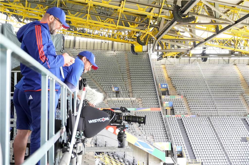 So sieht es im BVB-Stadion vor dem ersten EM-Spiel in Dortmund aus.