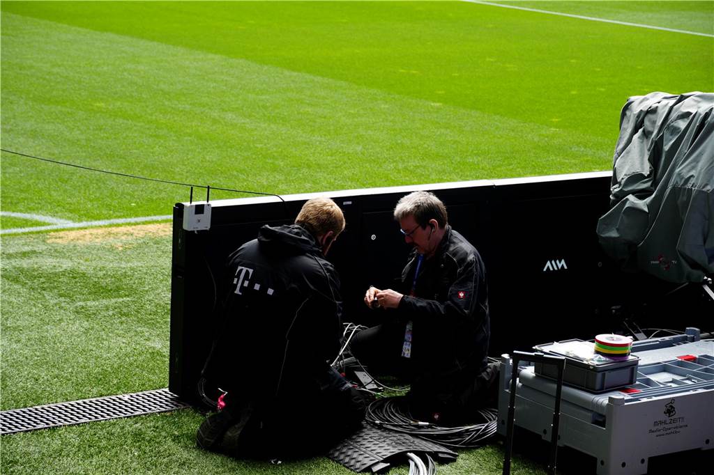 So sieht es im BVB-Stadion vor dem ersten EM-Spiel in Dortmund aus.