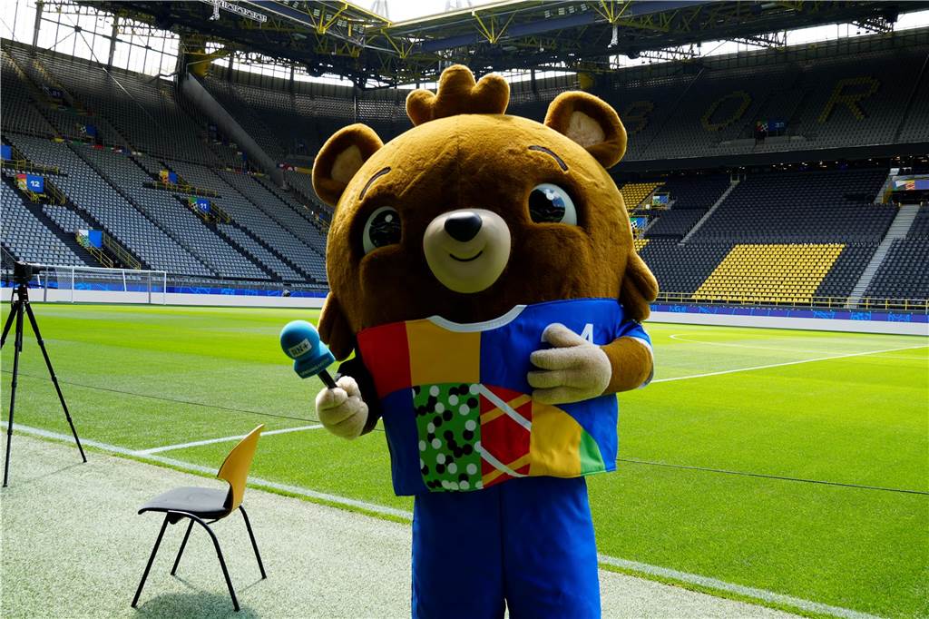 So sieht es im BVB-Stadion vor dem ersten EM-Spiel in Dortmund aus.