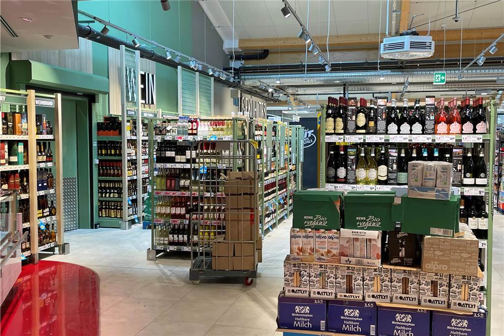 So sieht es im neuen Hit-Markt einen Tag vor der Eröffnung am Donnerstag, 23. März 2023, aus.
