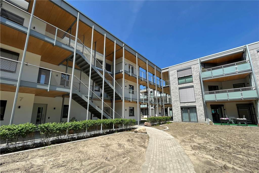 Tag der Architektur: Klimaschutzsiedlung wird zum Vorzeigeprojekt So sieht es in der Klimaschutzsiedlung am Becklohhof aus: Noch fehlt ein bisschen Grün.