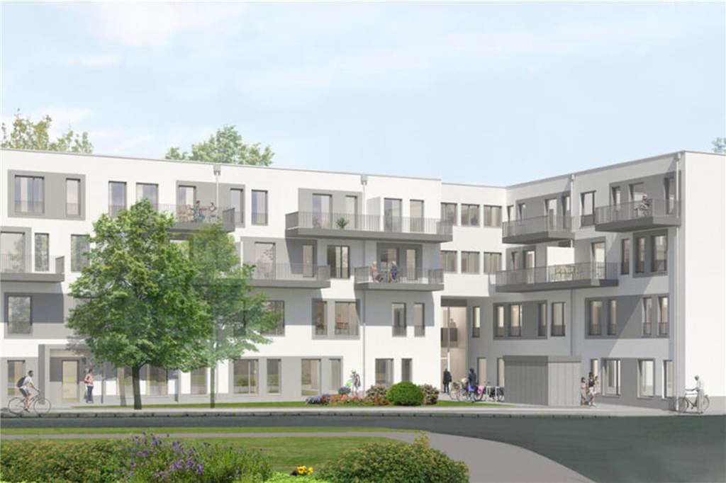 Grundstein für künftiges Seniorenzentrum in Lanstrop gelegt So soll das fertige Seniorenzentrum Lanstrop einmal aussehen- Wahrscheinlich ist es Anfang 2025 fertiggestellt