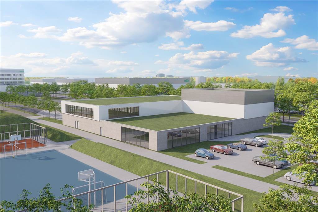 So soll das Gesundheitszentrum im Wilopark in Dortmund nach seiner Fertigstellung im Jahr 2026 aussehen.