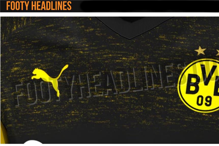 So soll das neue Dortmunder Auswärtstrikot aussehen So soll das neue BVB-Auswärtstrikot aussehen.