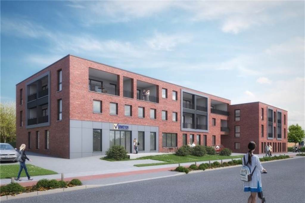 Neue Planung: Aldi-Erweiterung an der Fustingstraße nimmt weiteren Anlauf So soll das neue Gebäude entlang der Fuistingstraße aussehen. Erst wenn der Rohbau abgeschlossen ist, soll die Erweiterung des Aldi-Marktes beginnen.