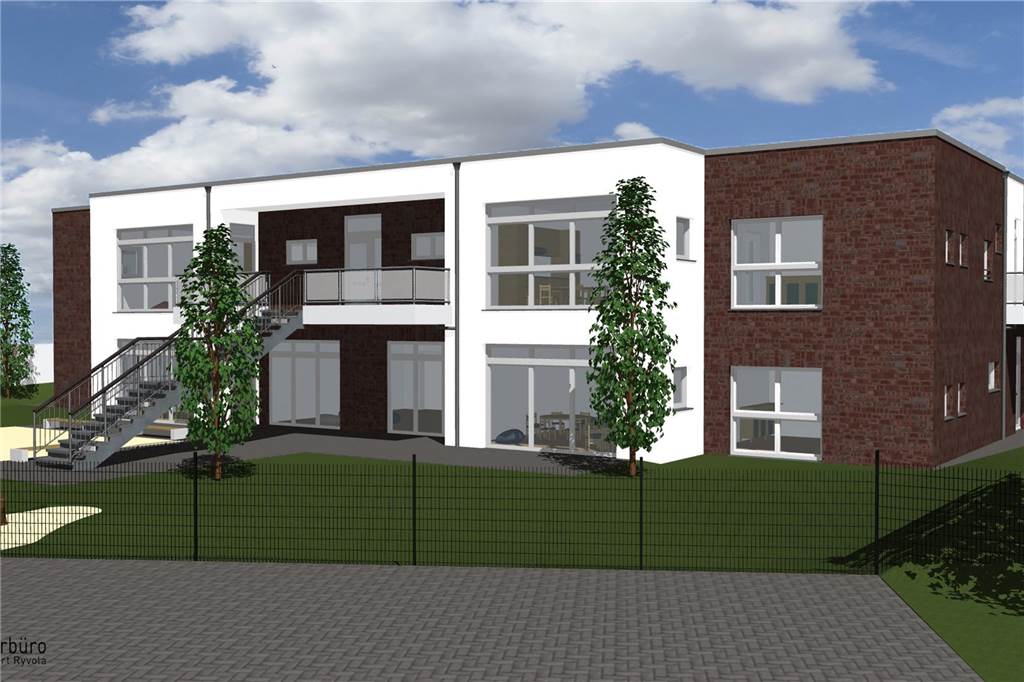 Bald startet der Neubau der Kita an der Horsthofstraße So soll der Kita-Neubau an der Horsthofstraße aussehen.