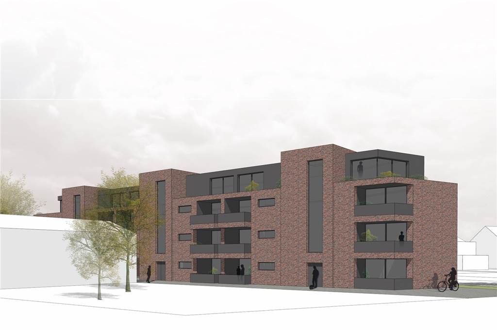 Neubau an der Preußenstraße: Moderner Wohnpark folgt „Haus Hövelmann“ So soll der Neubau an der Preußenstraße 20 von der Rückseite aussehen.