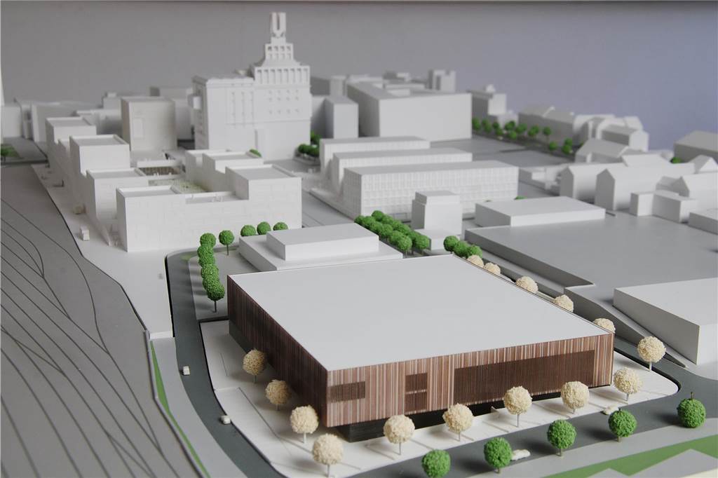 Neue Großsporthalle am U wird nochmal teurer - und erst 2028 fertig So soll die geplante Großsporthalle im Schatten des Dortmunder Us aussehen.