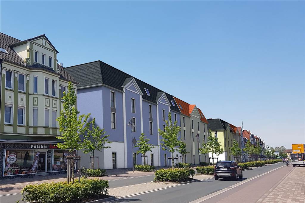 Häuser an der Kreisstraße: Abriss rückt näher - aber offene Fragen So soll die neue Häuserzeile in der Selmer Kreisstraße einmal aussehen.