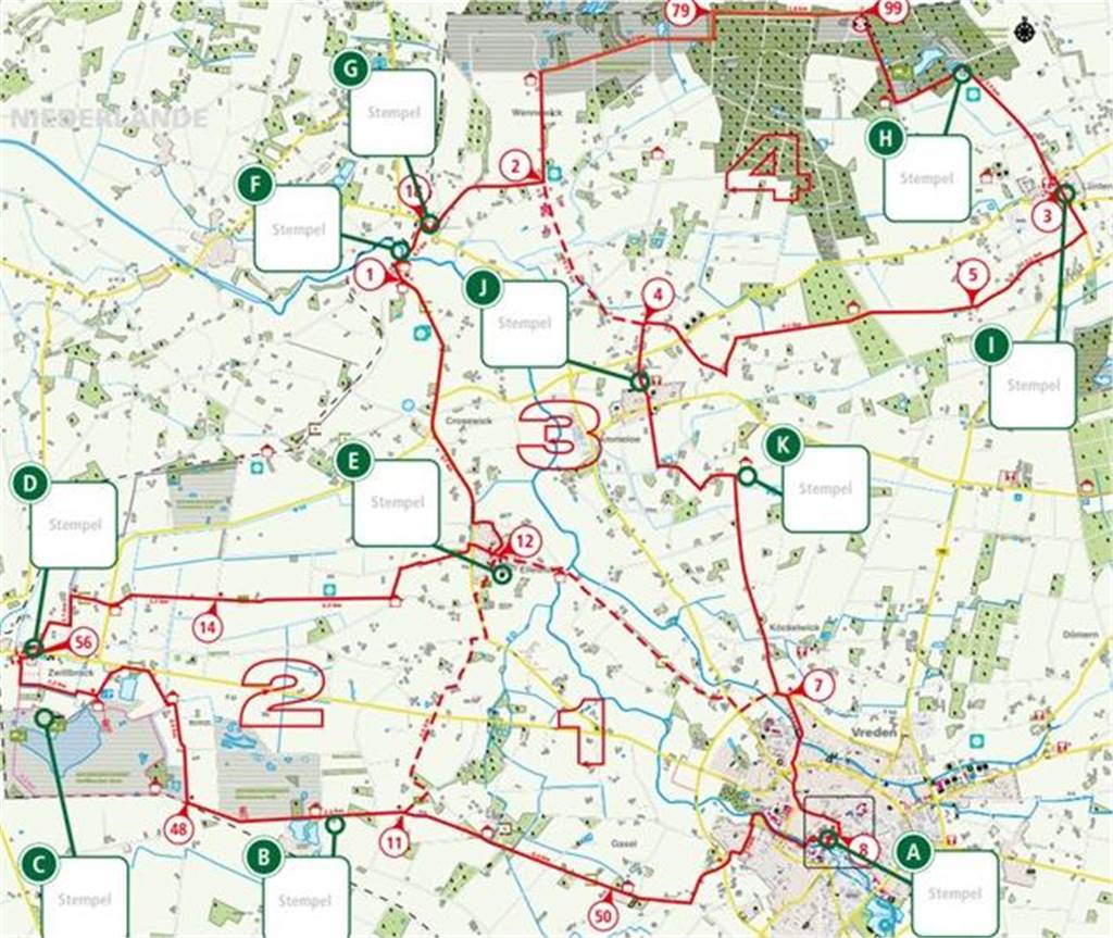 So soll die Route der Naturtour in diesem Jahr aussehen.