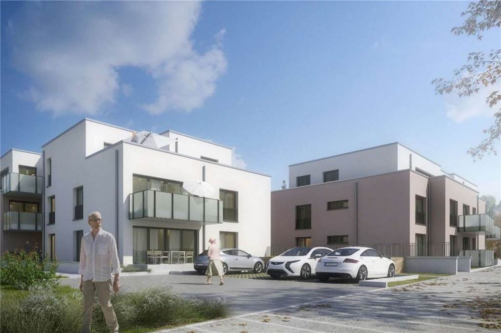 Neubau-Projekt: 44 hochwertige Mietwohnungen für Senioren in Dorsten So soll die Wohnanlage von der Straßenseite aus aussehen.