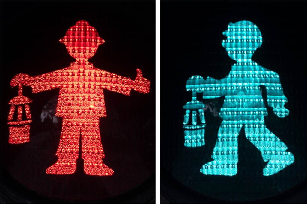 Bergleute als Ampelmännchen: Liebeserklärung an eine bedeutende Zeche Bergleute als Ampelmännchen