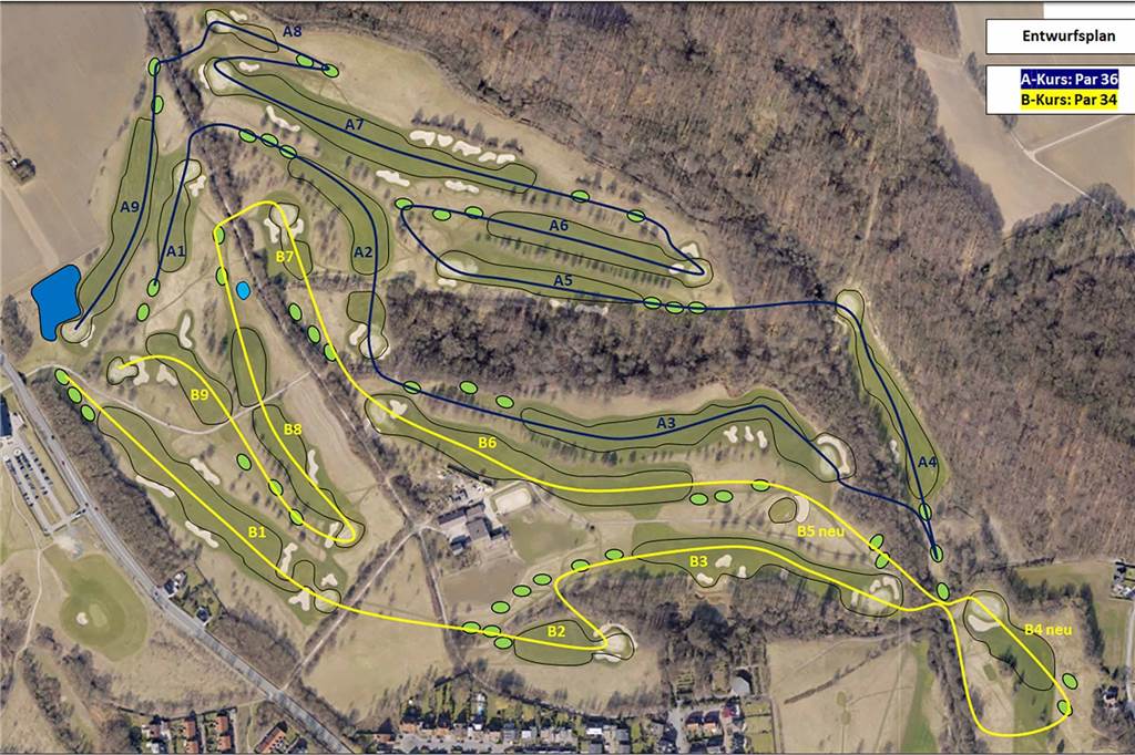 Mit Video: So soll der Golfplatz in Castrop-Rauxel nach dem Umbau aussehen So sollen die Bahnen nach dem Umbau aussehen.