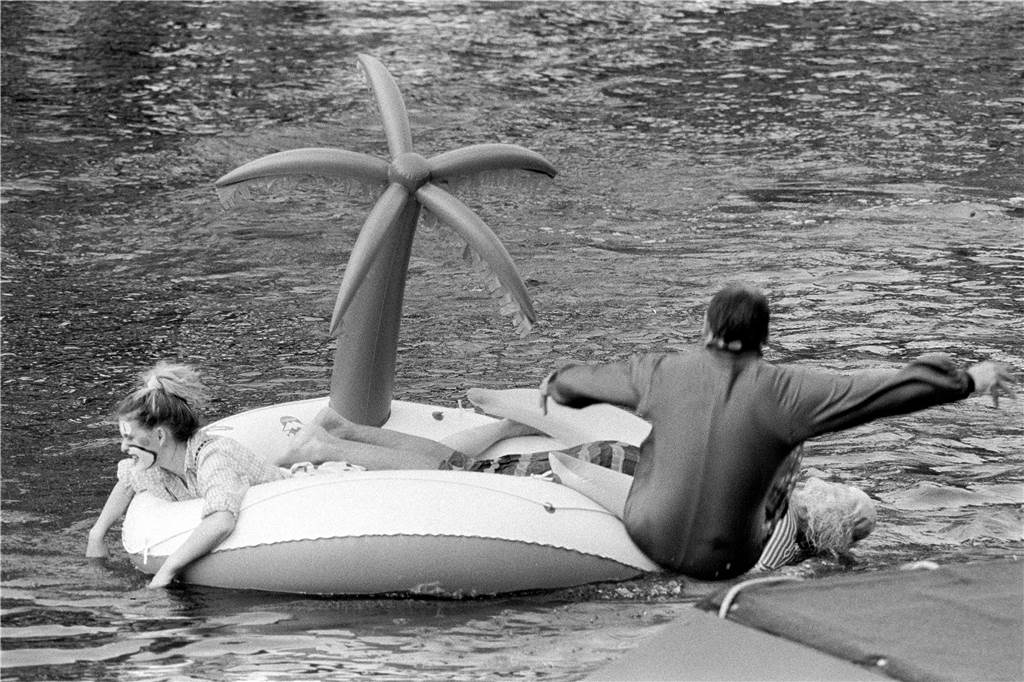 So spektakulär ging es beim Kanalfest in den 1980er-Jahren zu.