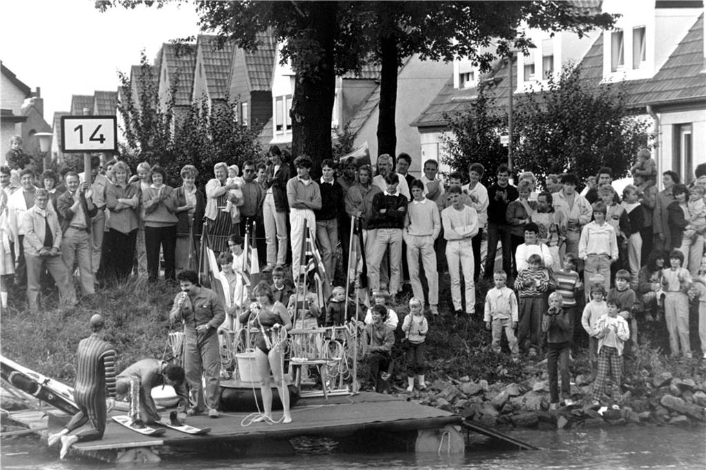 So spektakulär ging es beim Kanalfest in den 1980er-Jahren zu.