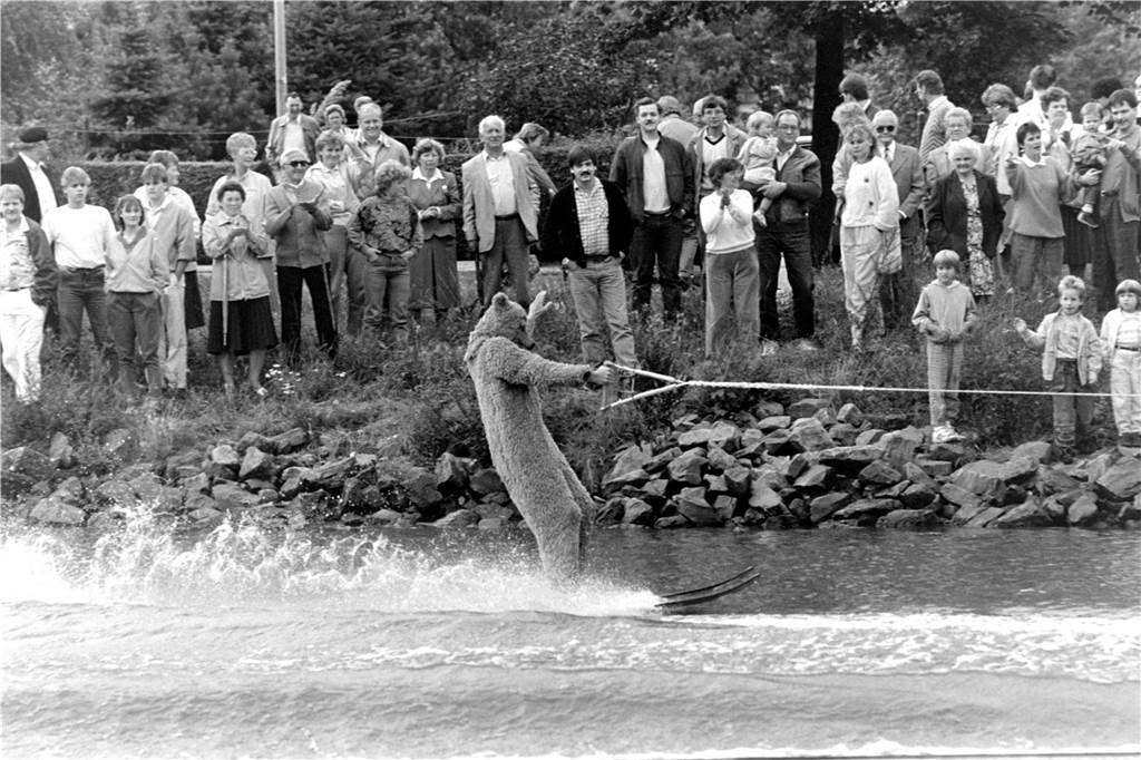 So spektakulär ging es beim Kanalfest in den 1980er-Jahren zu.