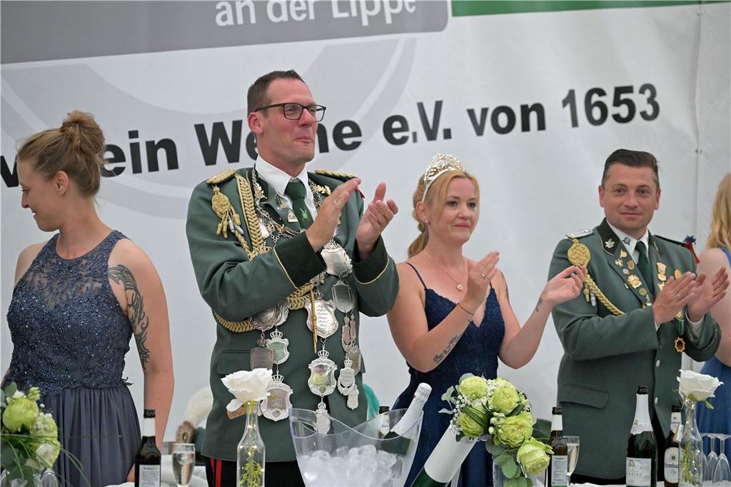 So stimmungsvoll war der Königsball für Michael und Jana Biegel am Samstagabend, dem neuen Königspaar des BSV Werne.