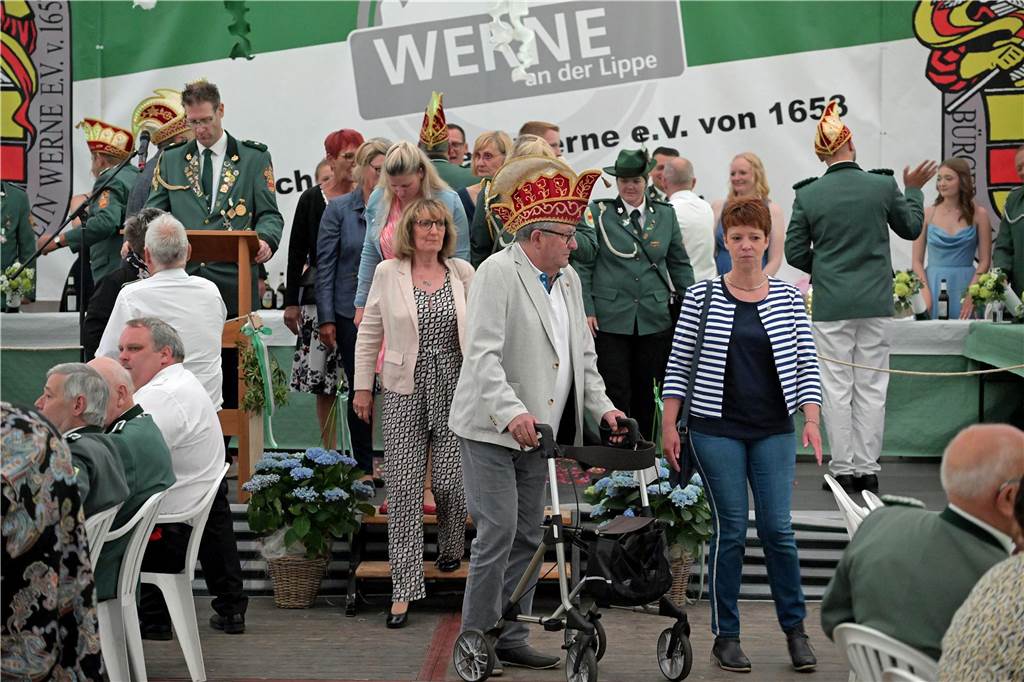 So stimmungsvoll war der Königsball für Michael und Jana Biegel am Samstagabend, dem neuen Königspaar des BSV Werne.