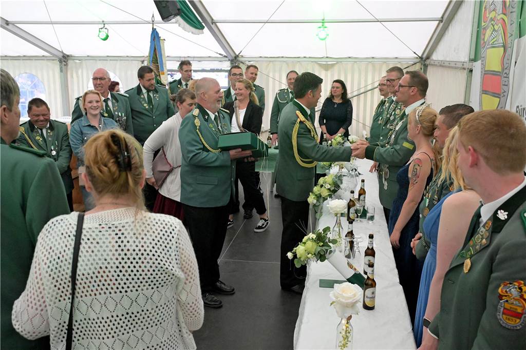 So stimmungsvoll war der Königsball für Michael und Jana Biegel am Samstagabend, dem neuen Königspaar des BSV Werne.