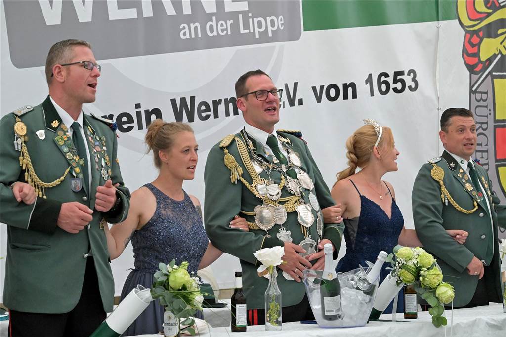 So stimmungsvoll war der Königsball für Michael und Jana Biegel am Samstagabend, dem neuen Königspaar des BSV Werne.