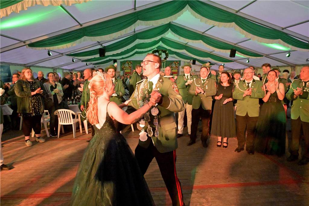 So stimmungsvoll war der Königsball für Michael und Jana Biegel am Samstagabend, dem neuen Königspaar des BSV Werne.