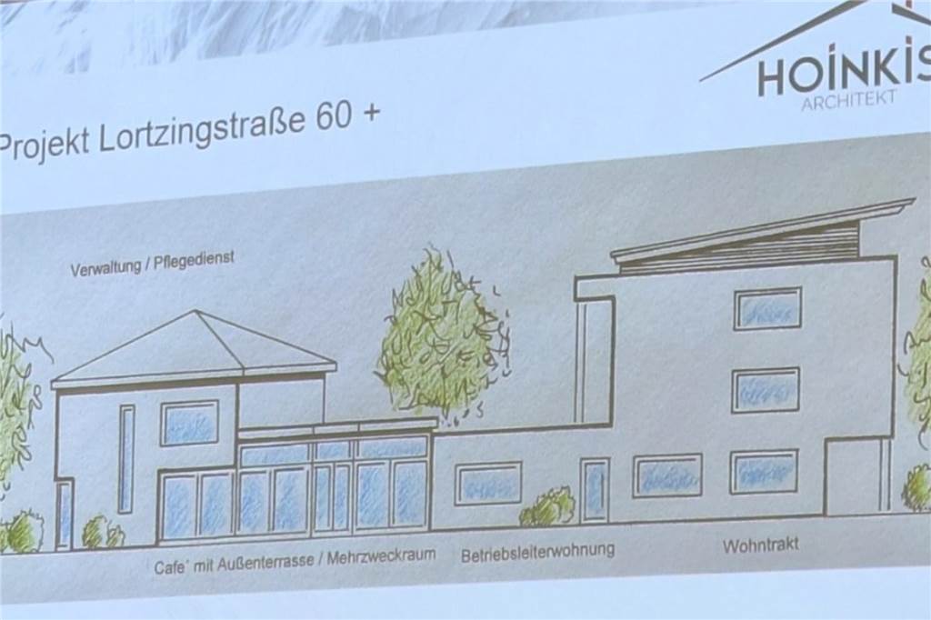 „Sehr schön, aber ...“: Senioren-Wohnprojekt in der Feldmark abgelehnt Plan des Bauprojekts "Lortzingstraße 60+"