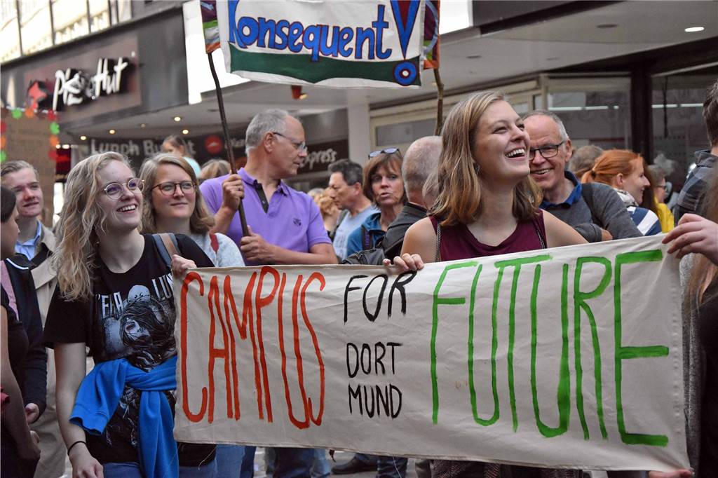 So war die große Fridays-for-Future-Demonstration in Dortmund.