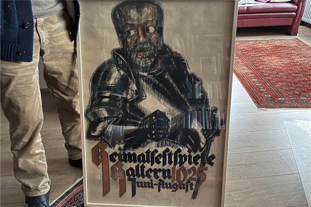 Sammler sorgen sich um Kunstschätze: Braucht Haltern ein Heimatmuseum? Plkat für die Heimatfestspiele 1925 in Haltern