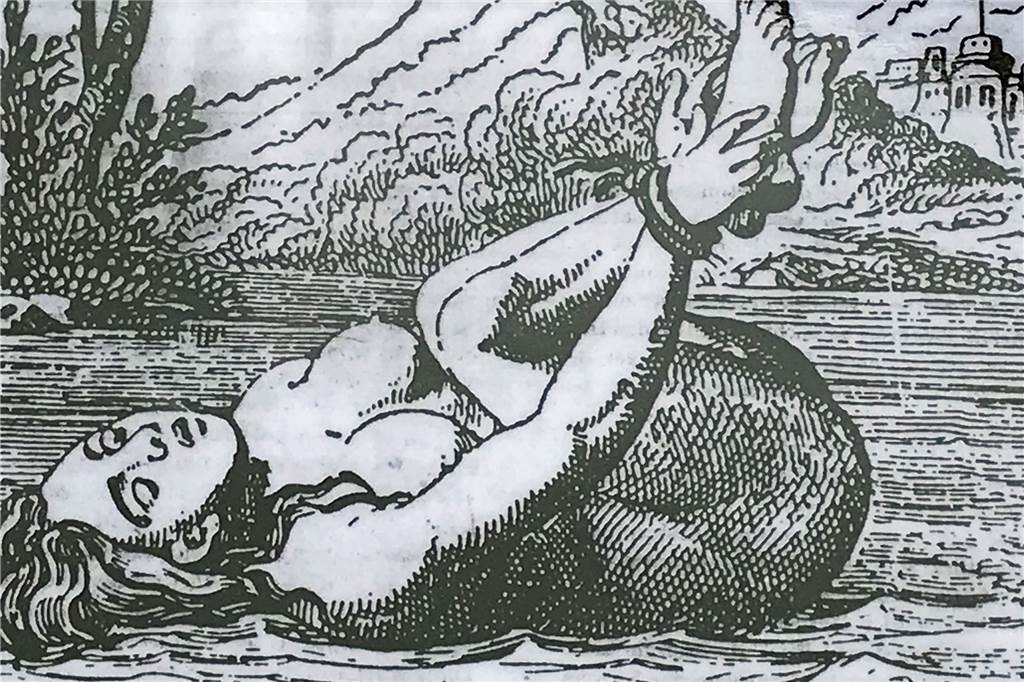 Im Fluss ertrunken: So konnte die Lippe vor vielen Jahren zur Todesfalle werden So wurden die Beschuldigten bei der Wasserprobe gefesselt.