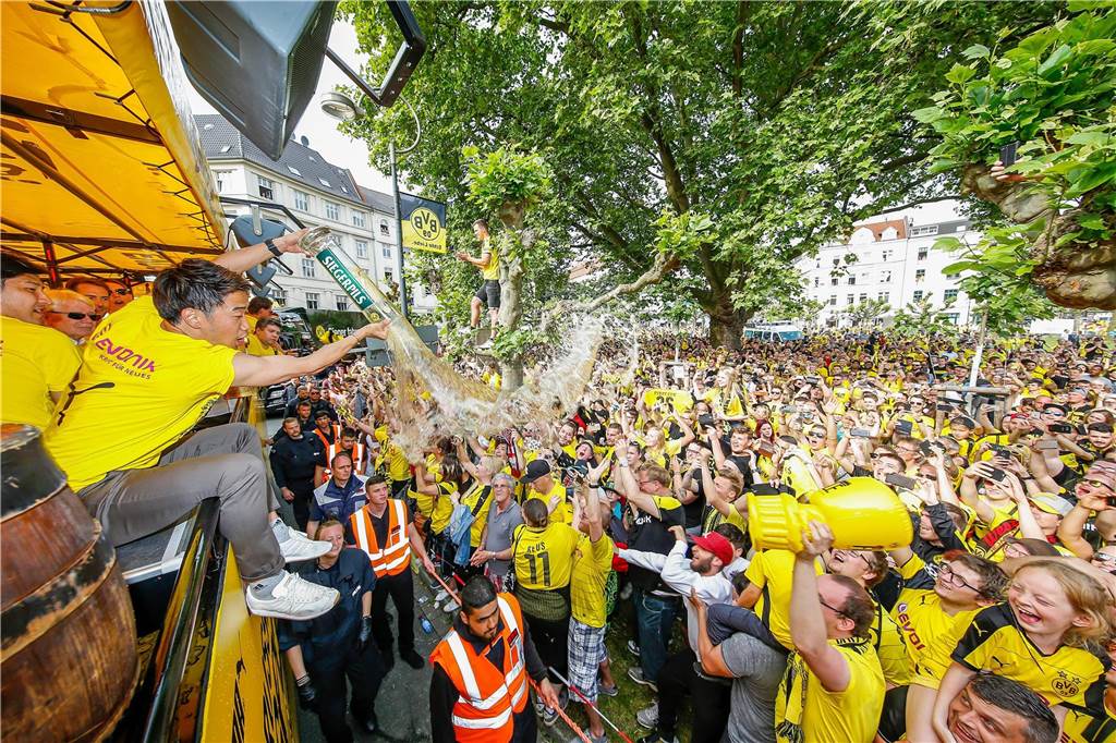 So wurden die Pokalsieger 2017 gefeiert.