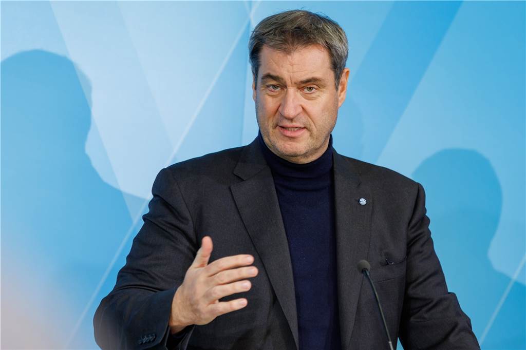 Fallen alle Corona-Auflagen? : Wie die Länder ins kommende Jahr gehen Markus Söder (CSU), Ministerpräsident von Bayern.