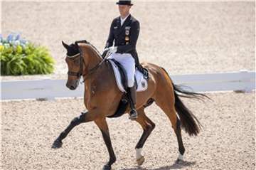 Sönke Rothenberger zeigte mit dem Wallach Cosmo eine starke Leistung mit nur zwei kleinen Fehlern. Foto: Stefan Lafrentz
