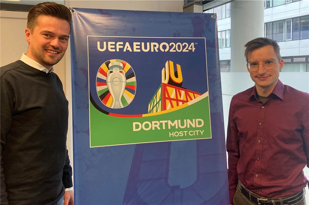 Olympiasieger macht Dortmund fit für Fußball-EM Sören Spoo und Martin Sauer gehören zum Vorbereitungsteam für die EURO2024 in Dortmund.