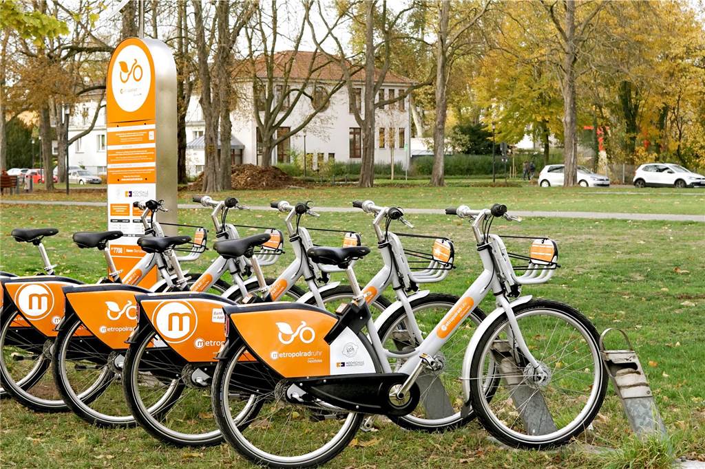 Neues Fahrradverleihsystem: Viele Lüner können es kostenlos nutzen Solche Stationen wird es bald auch in Lünen geben.