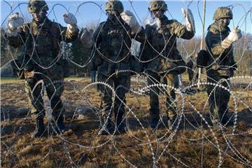 Soldaten in der Grundausbildung: 20 Prozent der Offiziersanwärter quittieren in den ersten sechs Monaten den Dienst. Foto: Stefan Sauer