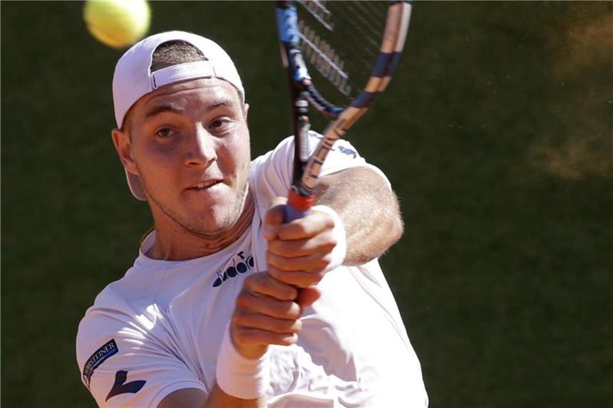 Struff und Pütz bestreiten deutsches Doppel im Davis Cup Soll im Doppel mit Tim Pütz das 2:1 für das deutsche Davis-Cup-Team einspielen: Jan-Lennard Struff. Foto: Armando Franca
